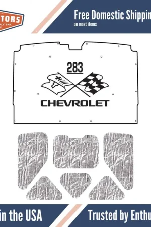 Hood Insulation Pad Heat Shield for 1978-83 Chevy A-Body, CEID-283 X-Flags Secure Checkout