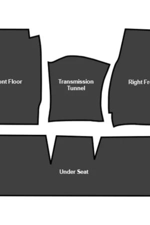 Sound Deadener for 1966 GMC K1000 Pickup Die Cut EVA Complete 4Pc Handmade