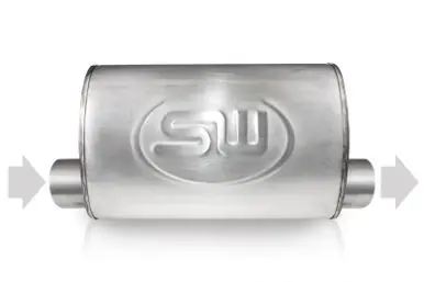Save Now Stainless Works 2.25in ID OFFSET INLET/ 2.25in OD OFFSET OUTLET (ON SAME SIDE) 5inX9in - TM5C22O22OSS