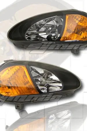Crystal JDM Black Headlights Affordable