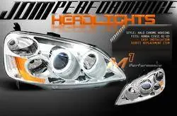 Low Price JDM Chrome Halo Pro Headlights