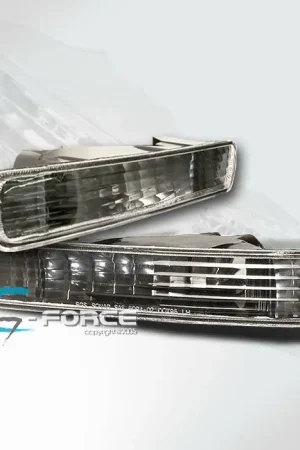 Warranty Included JDM Black Front Bumper Lights