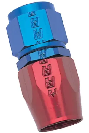 Express Delivery Russell Performance -16 AN Red/Blue Straight Full Flow Hose End - 610060