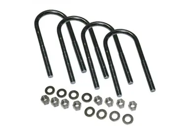 Next Day Delivery Superlift U-Bolt 4 Pack 1/2x2 7/8x7 Round w/ Hardware - 10164