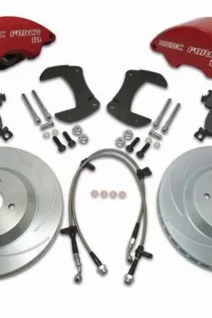 SSBC Disc Brake Kit with Force 10 Super-Twin 2-Piston Aluminum Calipers & 13 Inch Rotors - Front - A170 Markdown