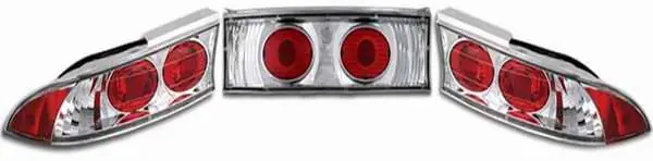 APC Chrome Taillights - Gen 1 Style - 404166TLR In Demand