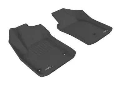 Special Discount 3D MAXpider 2012-2019 Fiat 500/500E Kagu 1st Row Floormat - Black - L1FA00311509