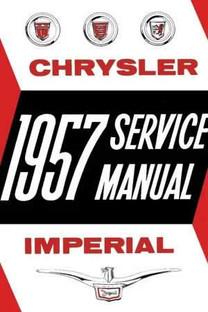 Sale Service Manual for 1957 Chrysler Imperial