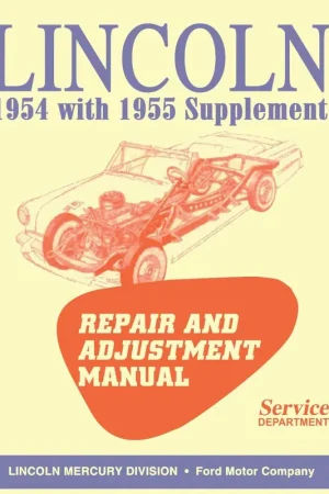 Service Manual for 1954-1955 Lincoln Free Returns