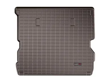Wholesale WeatherTech 2017+ Land Rover Discovery Cargo Liners - Cocoa (w/ 4 Zone Climate Control) - 431084