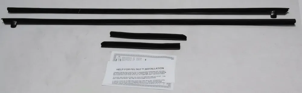 Window Sweeps Felt Kit for 1969-1970 Ford Mustang 2 Door Convertible OEM While Supplies Last