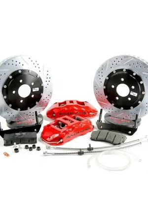 Sale Baer Brakes 4301571FR Baer Brakes 14" Extreme+ Front Brake Kit, Fire Red, SDZ