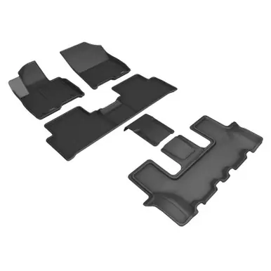 Order Now 3D Maxpider 22-23 Kia Sorento 6-Seats Kagu Floor Mat- Black R1 R2 R3 - L1KA07401509