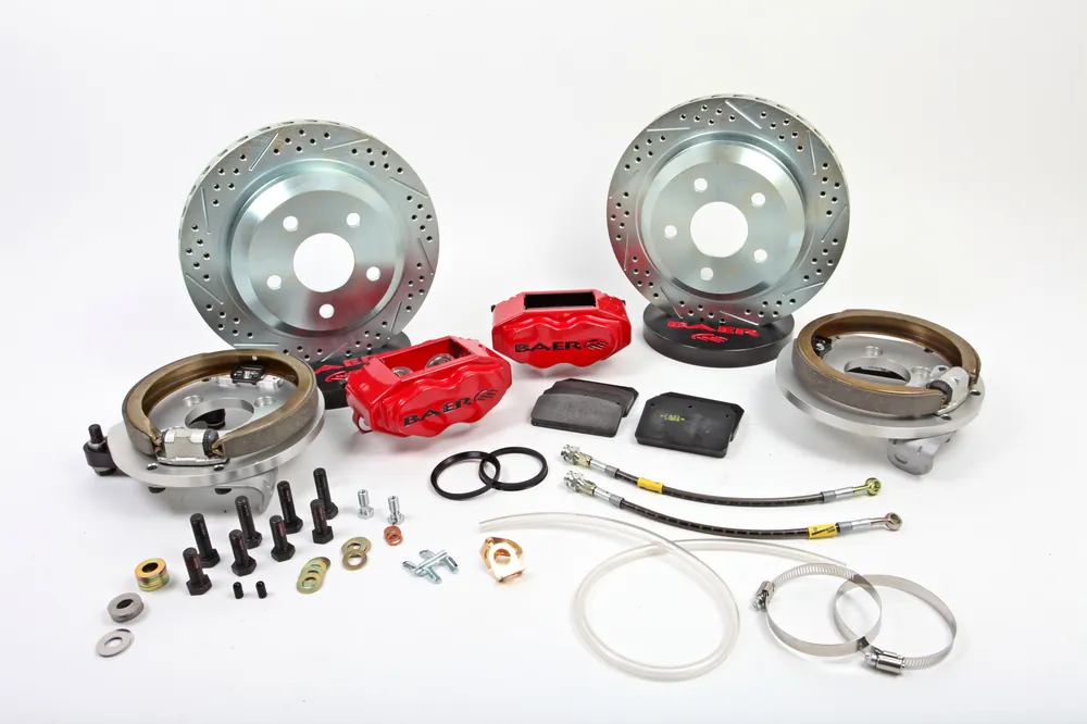 Direct From Factory Baer Brakes 4302337S-1 Baer Brakes 12" SS4 Rear Brake Kit, Silver, Slot