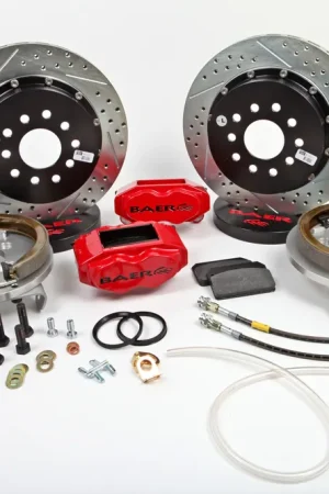 One Day Deal Baer Brakes 4262280FR Baer Brakes 13" SS4+ Rear Brake Kit, Fire Red, SDZ