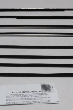 Window Sweeps Weatherstrip for 1963-1964 Chevrolet Impala Wagon Black Front Rear Fast Shipping