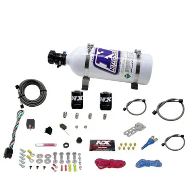 Price Cut Nitrous Express Dodge EFI Race Single Nozzle Nitrous Kit (100-250HP) w/5lb Bottle - 20316-05