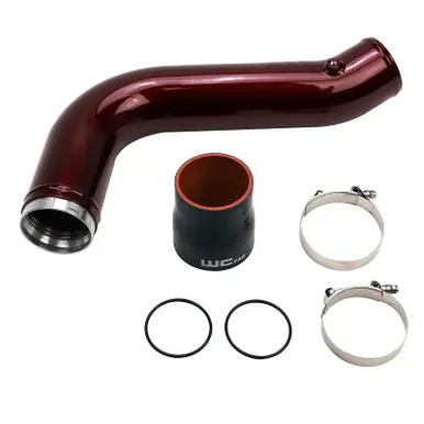 Wehrli 17-19 Chevrolet 6.6L L5P Duramax Passenger Side 3.5in Intercooler Pipe - Gun Metal - WCF100530-GM Bulk Order