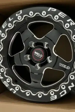 WELD Ventura 5 Beadlock Drag Camaro SS ZL1 Wheel 15x10 | 5x120 BC | +45 Offset | 7.25 Backspacing - S904B0022P46 Price Drop