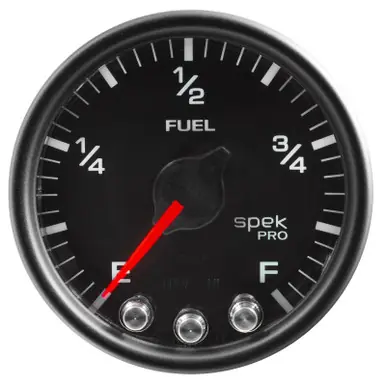 High Quality Autometer Spek-Pro Gauge Fuel Level 2 1/16in 0-270 Programmable Blk/Blk - P31232