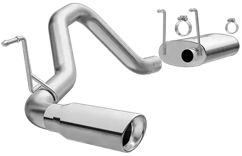 Magnaflow MF Series Stainless Cat-Back For 2011-2013 Ram 1500 4.7L V8 Extended Cab #16386 Trending
