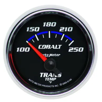 Autometer Cobalt 2-1/6in 100-250 Degree F Transmission Temperature Gauge - 6149 Fast Shipping