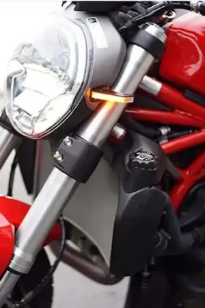 Best Choice New Rage Cycles 2008-2014 Ducati Monster 696 Front Turn Signals - 696-FS