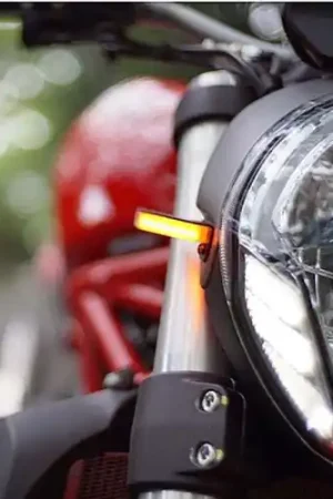 Best Choice New Rage Cycles 2016-2024 Ducati Monster 1200 R Front Turn Signals - 1200R-FS