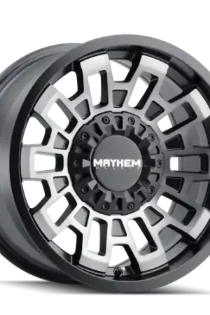 Mayhem 8113 Cortex 20x9 / 5x139.7 BP / 0mm Offset / 110mm Hub Matte Black w/ Dark Tint Wheel Instant Buy