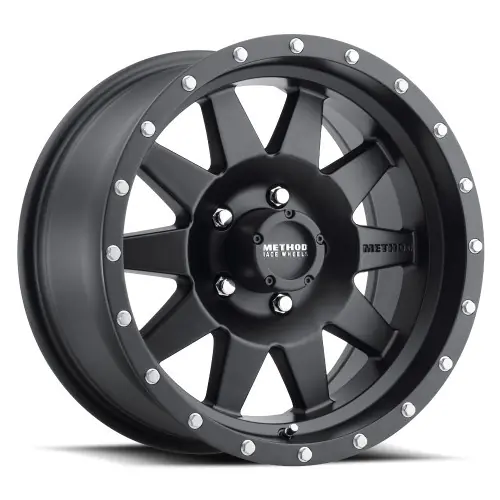 Method Race Wheels | MR301 The Standard | MATTE BLACK | 17x8.5 | 0 Offset | 4.75 Backspacing | 5x150 | MR30178558500 Secure Checkout