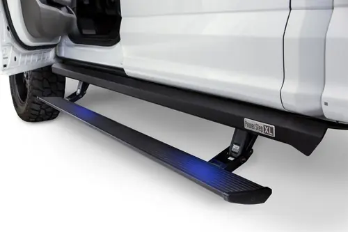 Latest AMP Research 02-03 Ford F-250 Super Duty PowerStep XL - Black - 77106-01A
