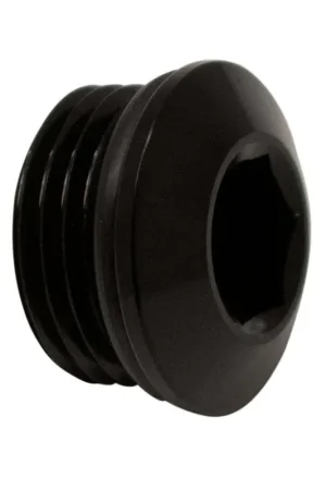 Limited Offer Deatschwerks 8AN ORB Male Plug Low Profile Internal Allen/Hex Anodized Matte Black