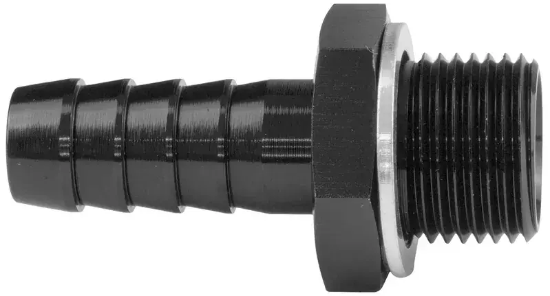 Fan Favorite Proflow Fitting Adaptor Male M12 x 1.50mm To 8mm Barb Black