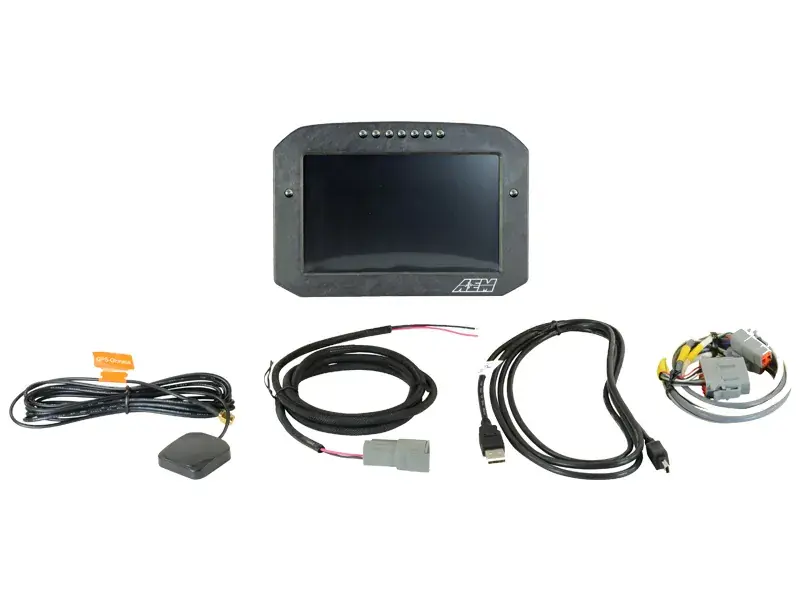 Don’t Miss Out AEM CD-7F Carbon Flat Panel Digital Display with Internal GPS, Non Logging