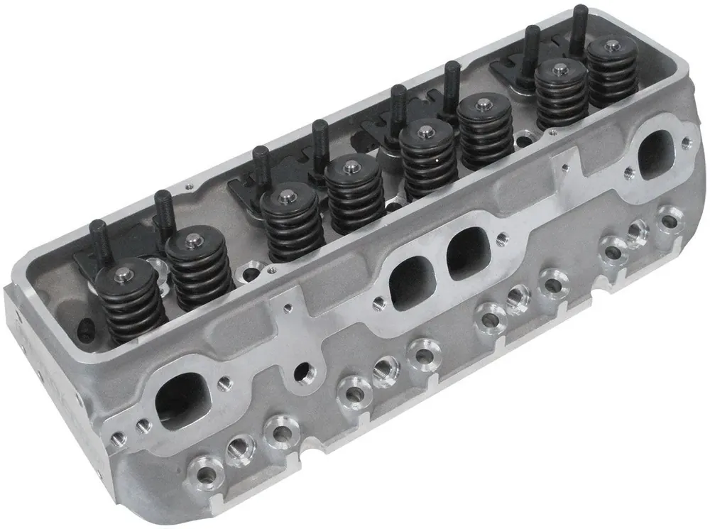 Aeroflow Complete Aluminium Cylinder Heads with 66cc Chamber Pair (Small Block Chev) Fan Favorite