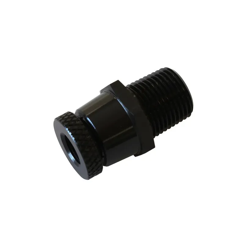 Limited Edition Aeroflow Drain Valve 3/8" w/1/8" NPT Female For Remote Draining - Black
