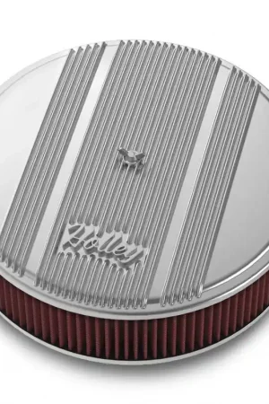 Holley 14" Round Finned Air Cleaner Today Only