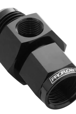Proflow Straight Male Adaptor - Female Adaptor -16AN 1/8in NPT Gauge Port Hose End Blue Special Offer