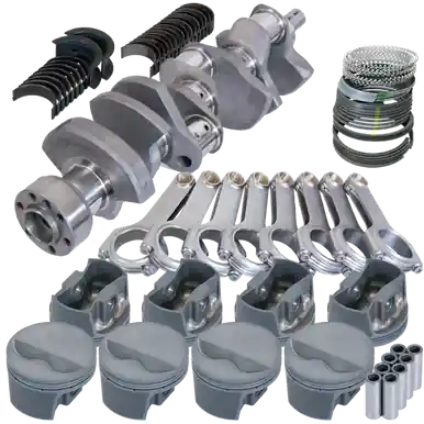 Eagle Chevy LT1 350 1Pc 3.480in Crank 5.700in H-Beam -5cc Flat Top 4.000in Pistons Rotating Assembly - 12101000 Original