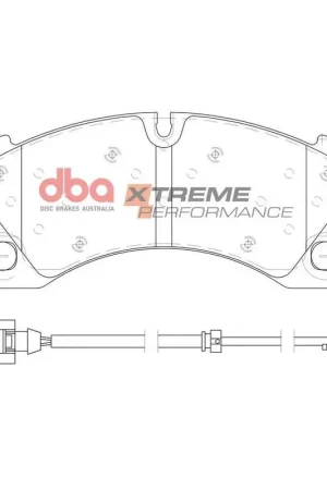 Disc Brakes Australia DBA DB15102XP Xtreme Performance Brake Pad Set Exclusive Offer