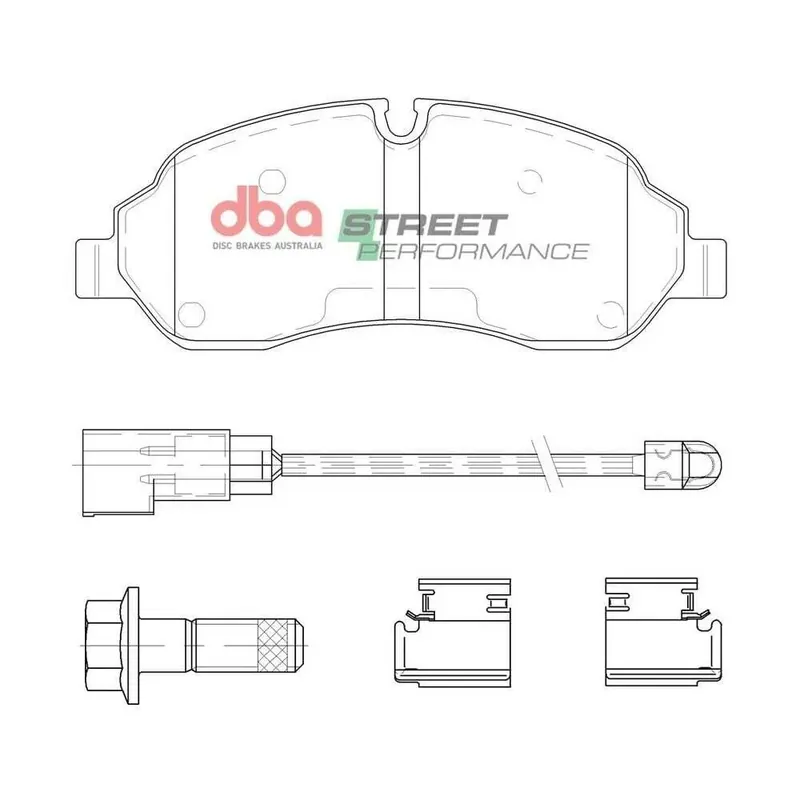 Disc Brakes Australia DBA DB15113SP Street Performance Brake Pad Set Special Offer
