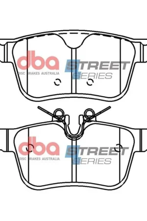 Modern Disc Brakes Australia DBA DB15117SS Street Series Brake Pad Set