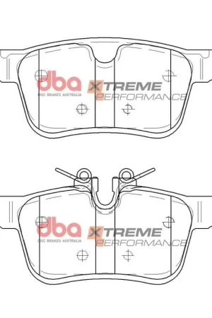 Disc Brakes Australia DBA DB15117XP Xtreme Performance Brake Pad Set Money Back Guarantee