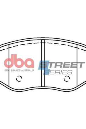 Certified Disc Brakes Australia DBA DB15130SS Street Series Brake Pad Set