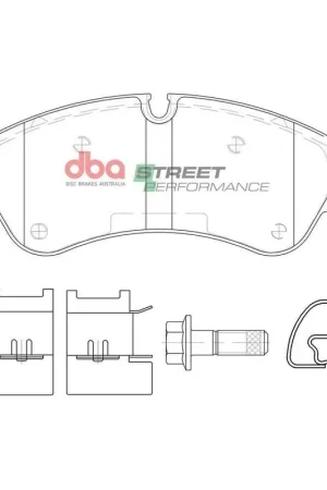 Disc Brakes Australia DBA DB15134SP Street Performance Brake Pad Set Modern
