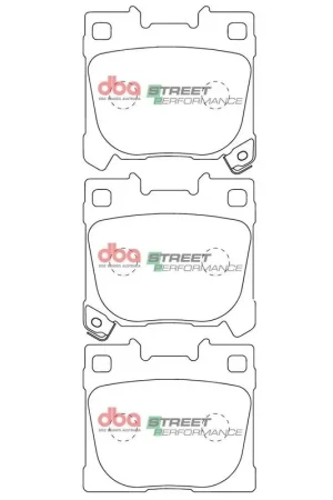 Warranty Included Disc Brakes Australia DBA DB15148SP Street Performance Brake Pad Set