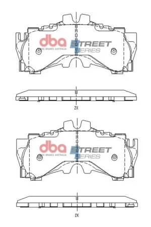 One Day Deal Disc Brakes Australia DBA DB15150SS Street Series Brake Pad Set