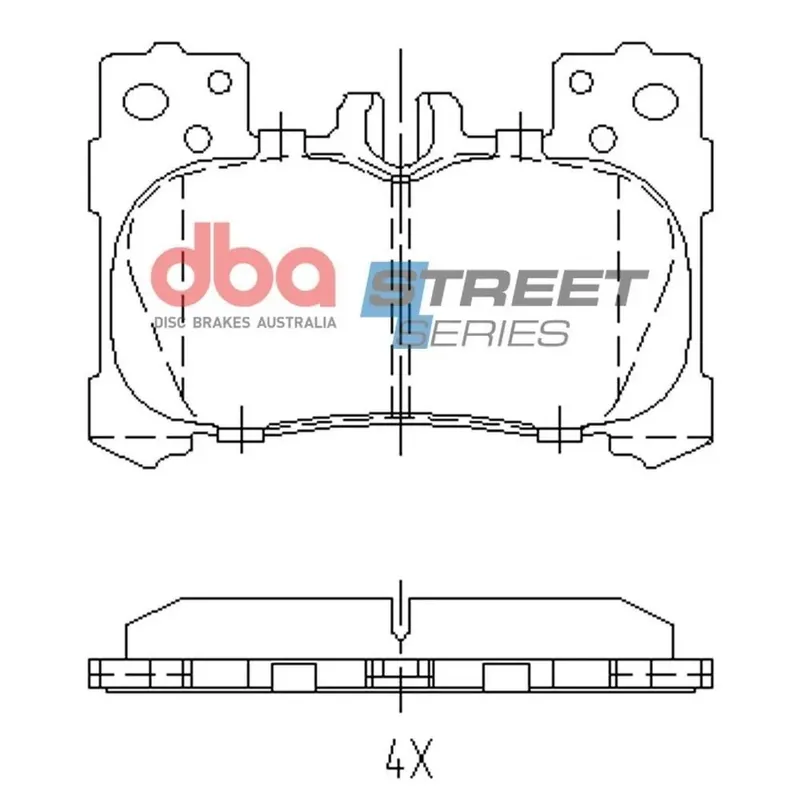 Disc Brakes Australia DBA DB15151SS Street Series Brake Pad Set Deal