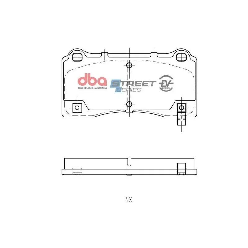 Sale Disc Brakes Australia DBA DB15158SSEV SSEV Street Series Brake Pad Set