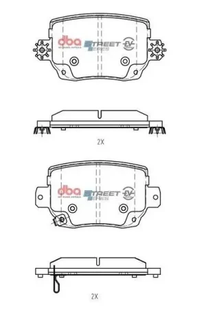 Disc Brakes Australia DBA DB15161SSEV SSEV Street Series Brake Pad Set Best Choice